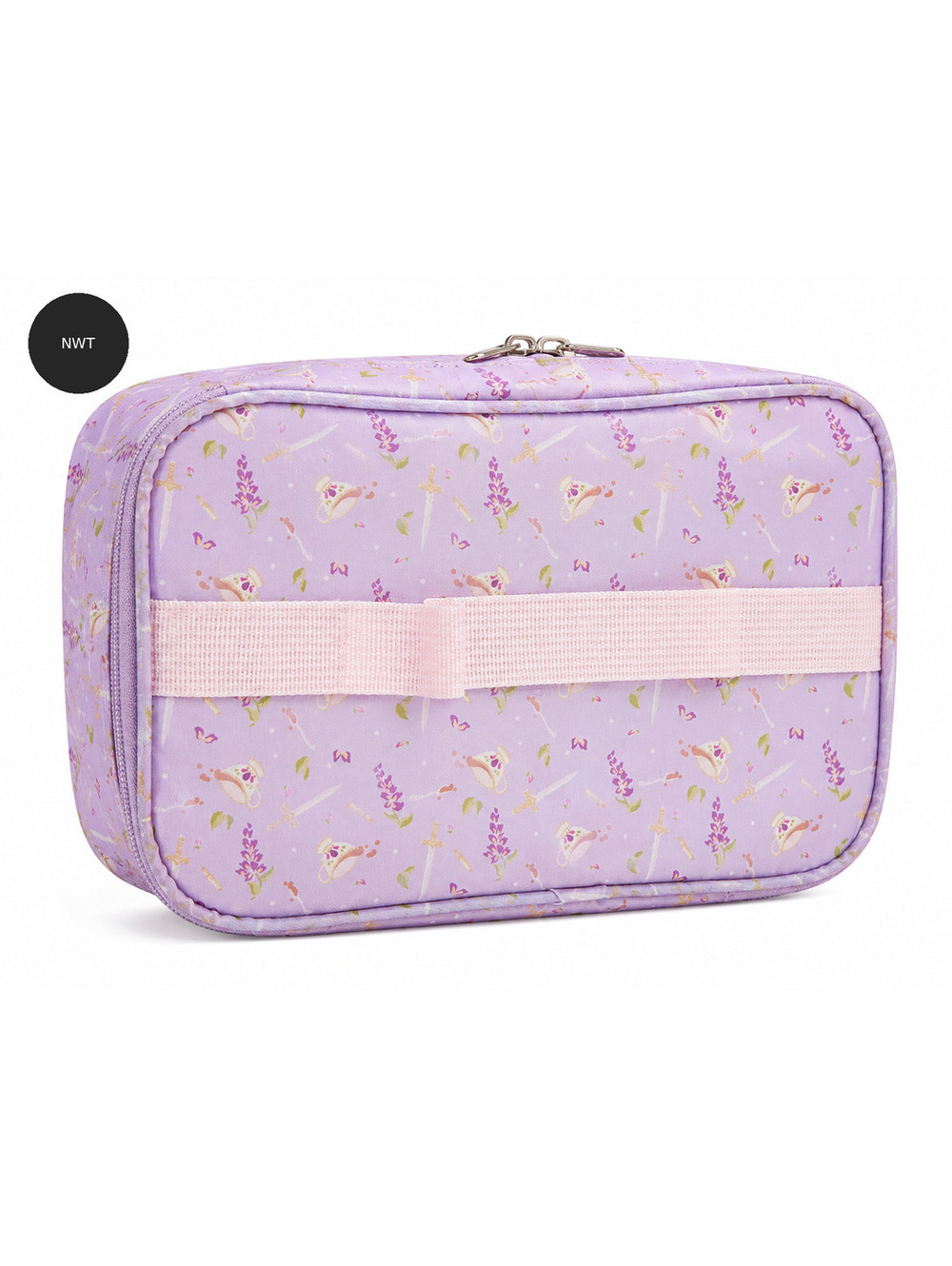 NWT | Purple Insulated Lunch Bag Bookish Print